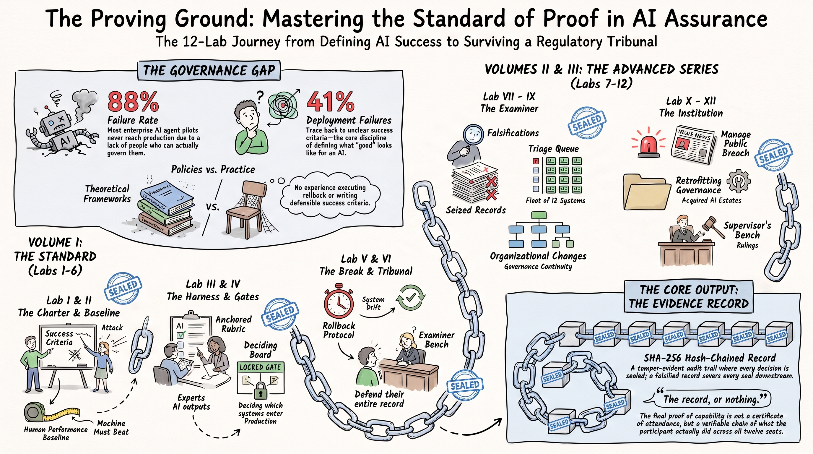 The Proving Ground: 12-lab journey from defining AI success to surviving a regulatory tribunal